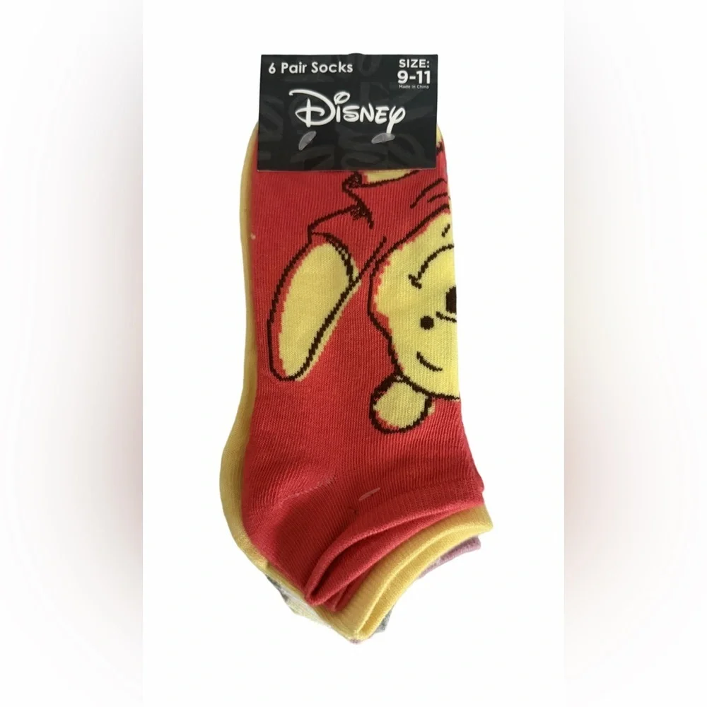 Disney Winnie the Pooh Ankle Socks Size 9-11